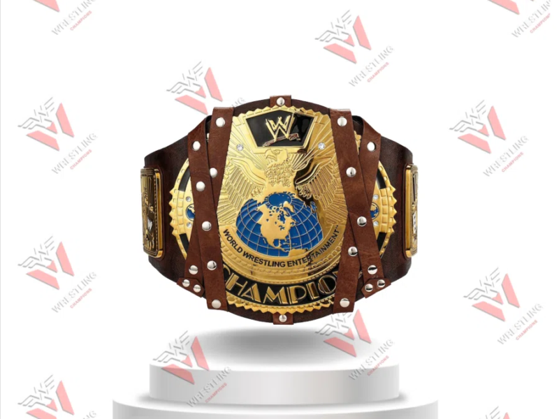 Mankind Signature Series Wrestling Championship Replica Title Belt