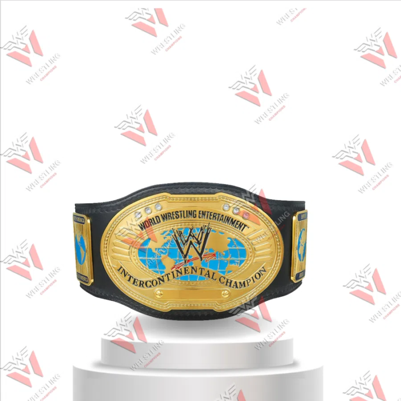 Intercontinental World Entertainment Wrestling Championship Replica Title Belt