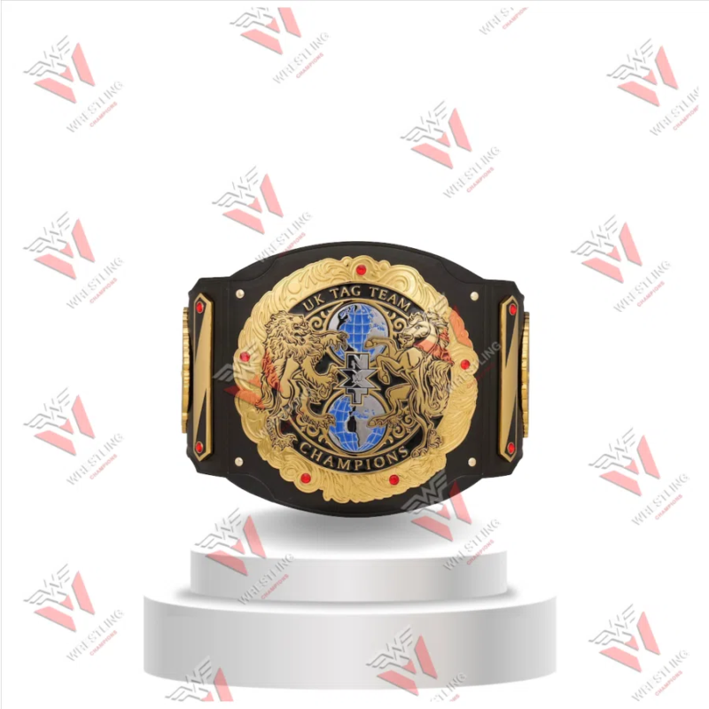 NXT UK Tag Team Wrestling Championship Replica Title Belt