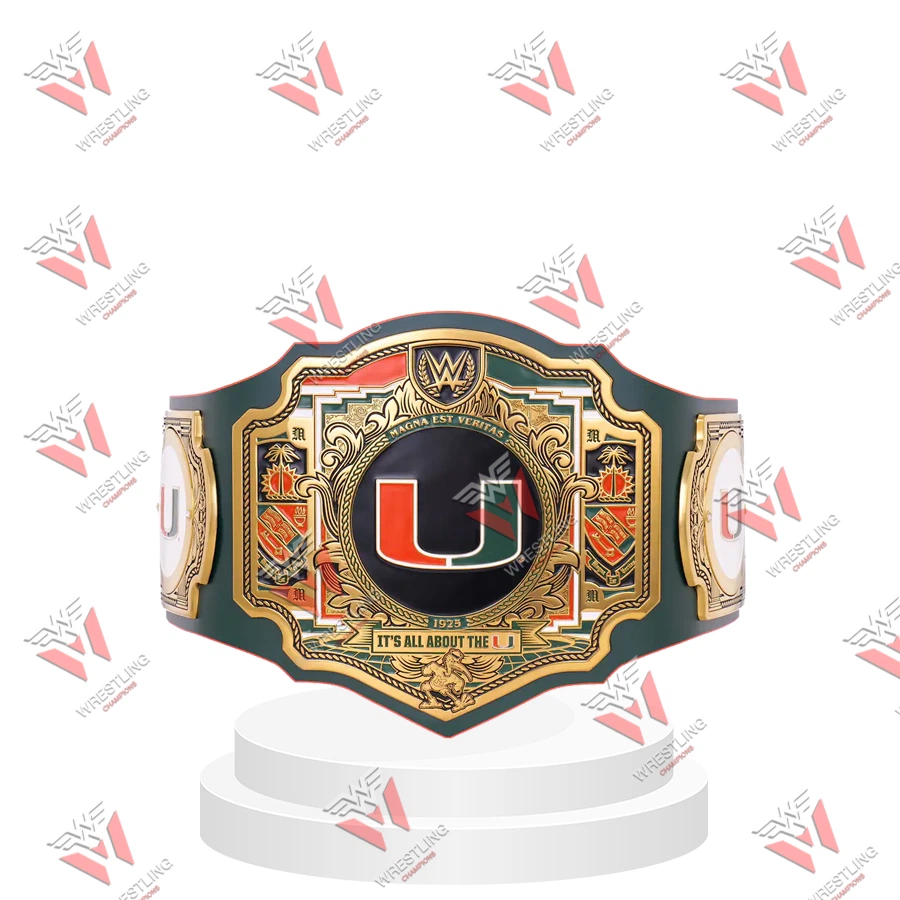 Miami Hurricanes Legacy Replica Title Belt