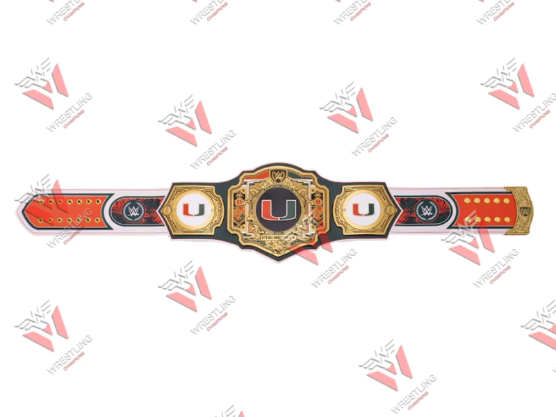 Miami Hurricanes Legacy Replica Title Belt