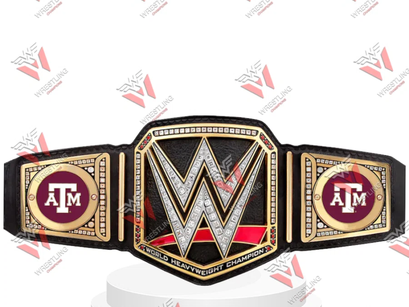 Texas A&M Aggies Heavyweight Wrestling Championship Replica Title Belt