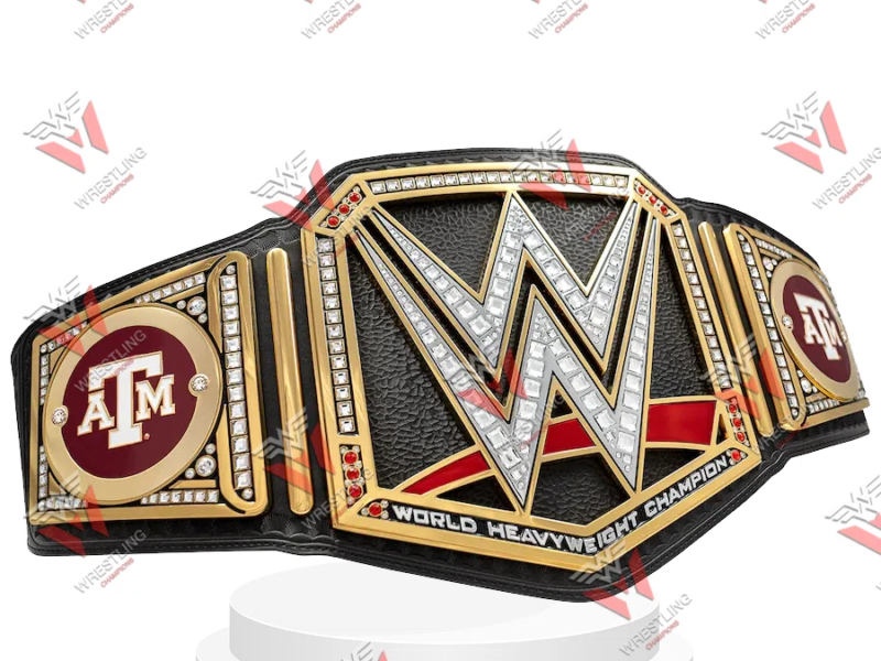 Texas A&M Aggies Heavyweight Wrestling Championship Replica Title Belt