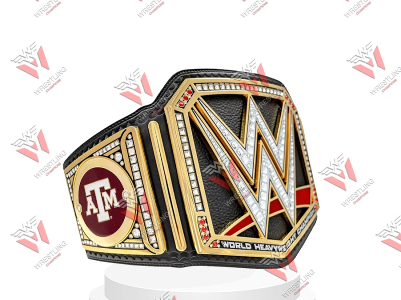 Texas A&M Aggies Heavyweight Wrestling Championship Replica Title Belt