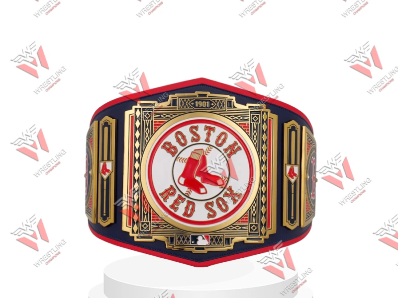 Boston Red Sox Wrestling Championship Replica Title Belt