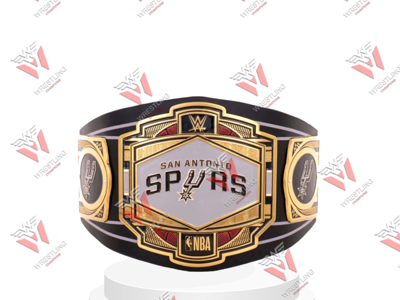 San Antonio Spyrs NBA Wrestling Championship Replica Title Belt