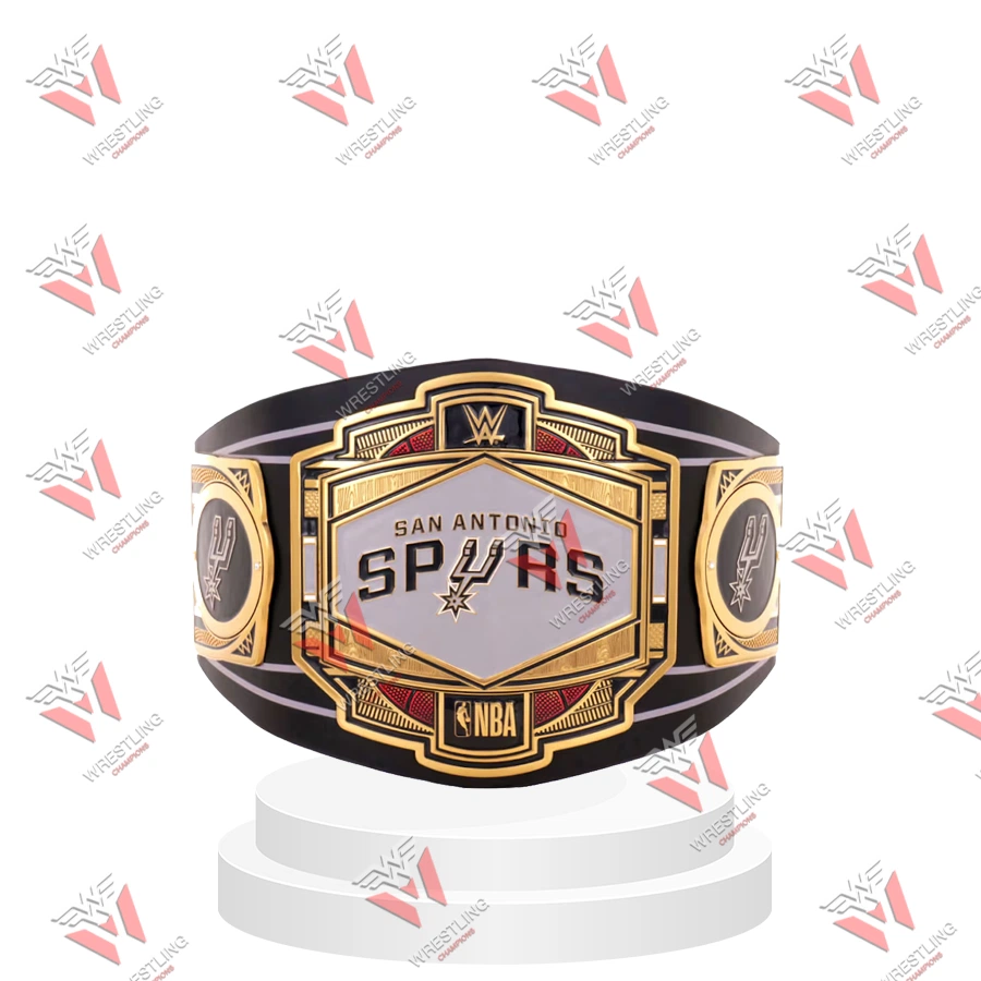 San Antonio Spyrs NBA Wrestling Championship Replica Title Belt