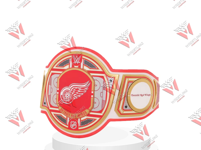 Detroit Red Wings NHL Wrestling Championship Belt