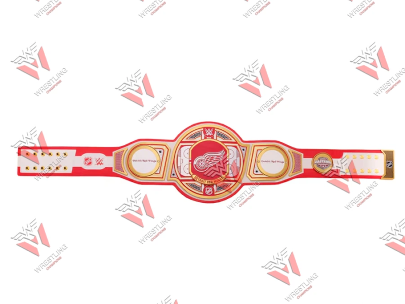 Detroit Red Wings NHL Wrestling Championship Belt