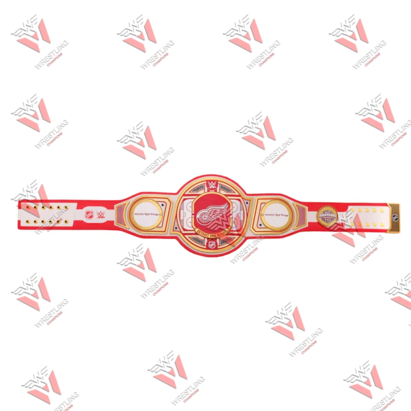 Detroit Red Wings NHL Wrestling Championship Belt