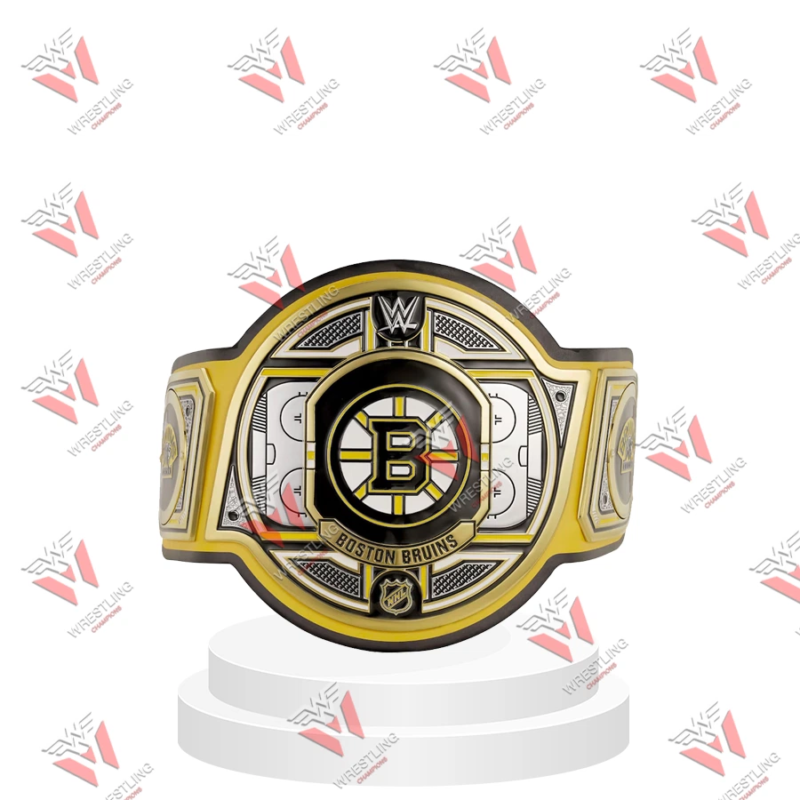 Boston Bruins NHL Wrestling Championship Belt