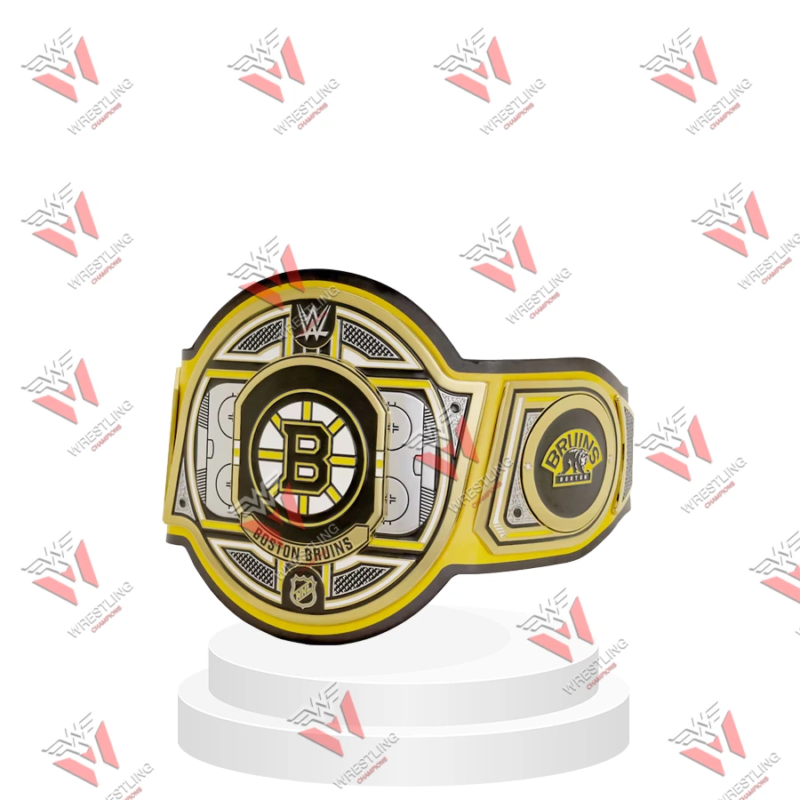 Boston Bruins NHL Wrestling Championship Belt