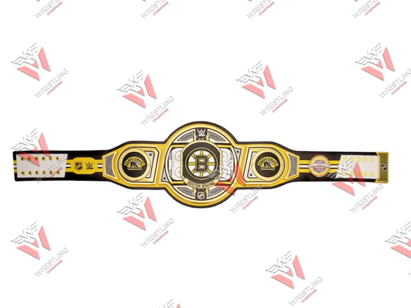 Boston Bruins NHL Wrestling Championship Belt