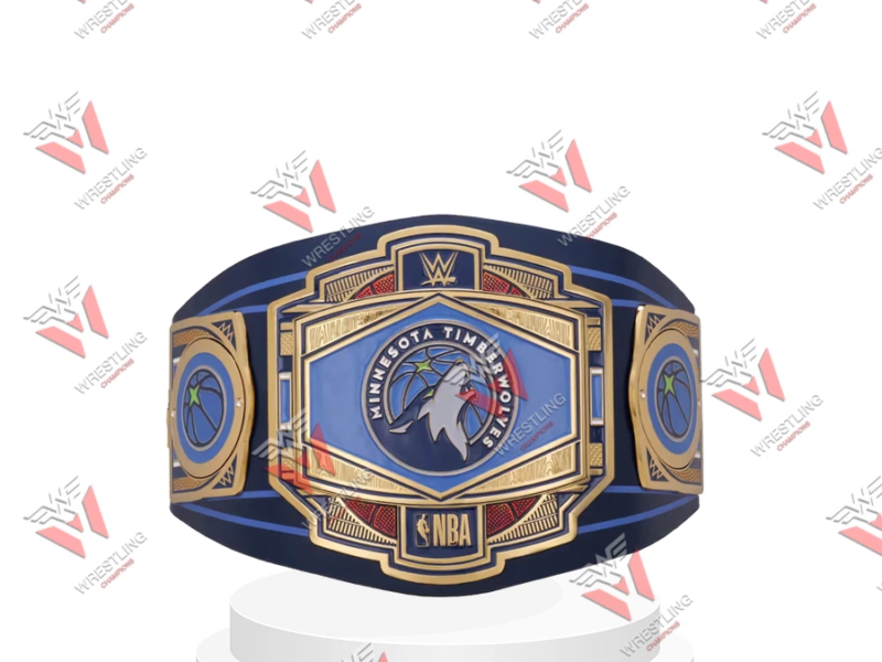 Minnesota Timberwolves NBA Wrestling Championship Replica Title Belt