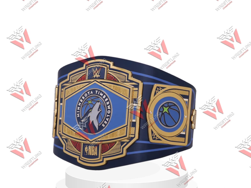 Minnesota Timberwolves NBA Wrestling Championship Replica Title Belt