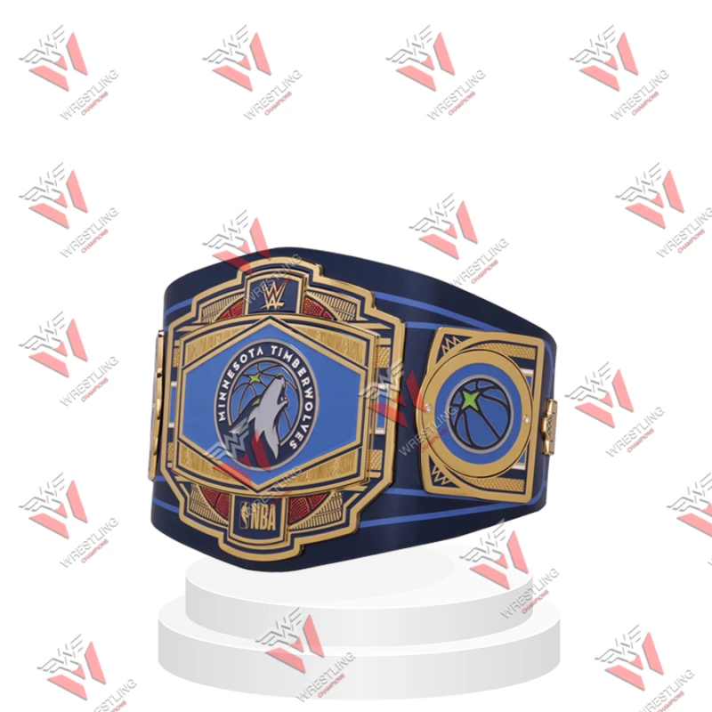 Minnesota Timberwolves NBA Wrestling Championship Replica Title Belt