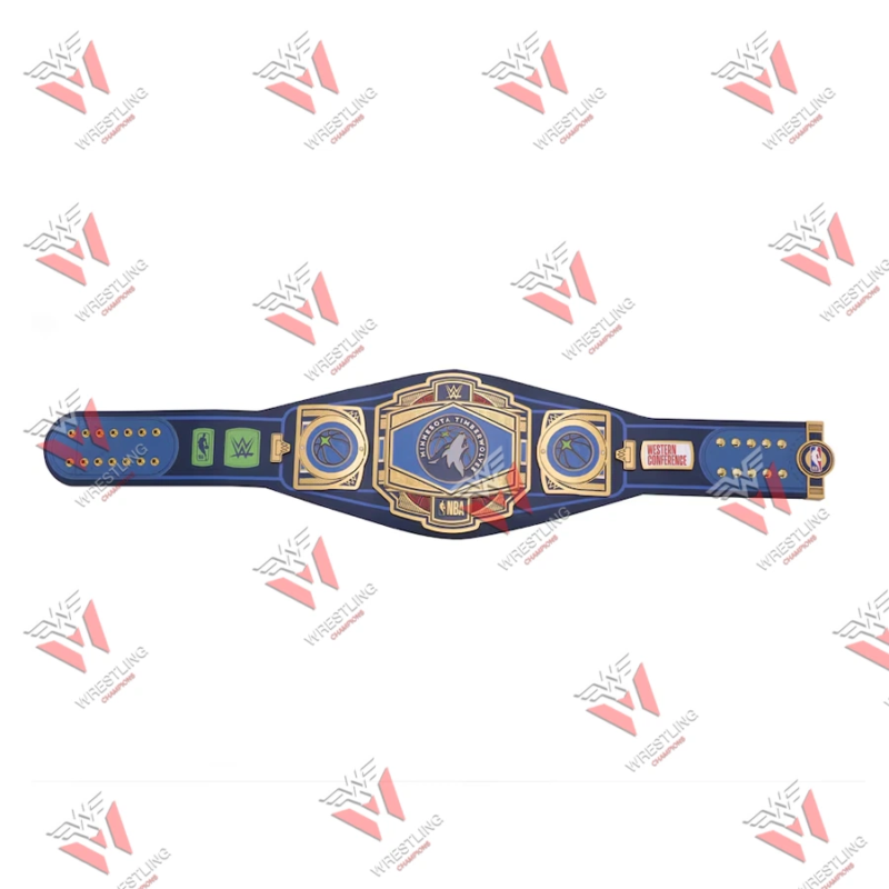 Minnesota Timberwolves NBA Wrestling Championship Replica Title Belt