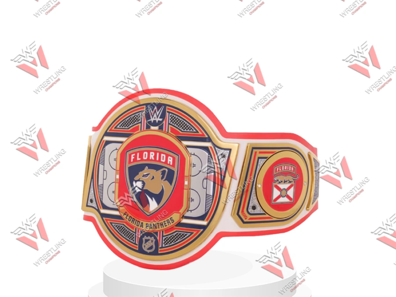 Florida Panthers NHL Wrestling Championship Belt