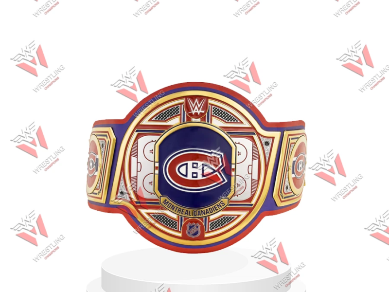 Montreal Canadiens NHL Wrestling Championship Belt