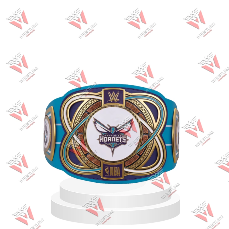 Charlotte Hornets NBA Wrestling Championship Replica Title Belt