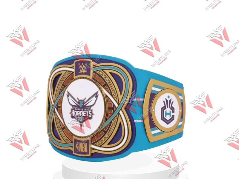 Charlotte Hornets NBA Wrestling Championship Replica Title Belt