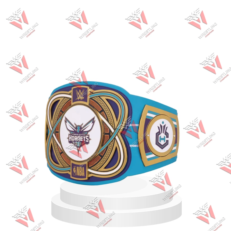 Charlotte Hornets NBA Wrestling Championship Replica Title Belt