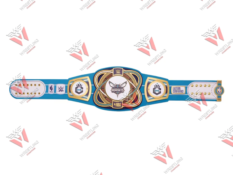 Charlotte Hornets NBA Wrestling Championship Replica Title Belt