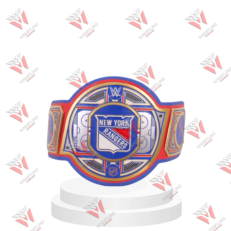 New York Rangers NHL Wrestling Championship Belt