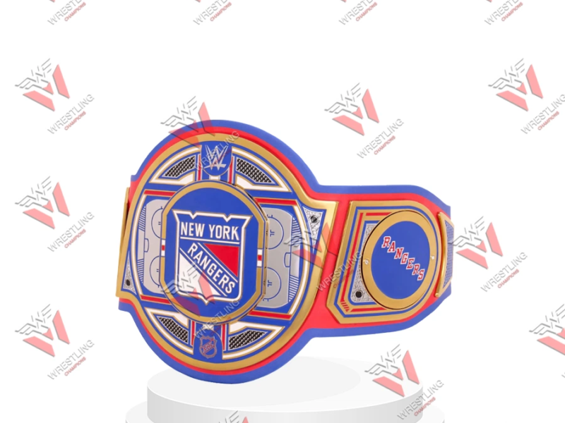 New York Rangers NHL Wrestling Championship Belt