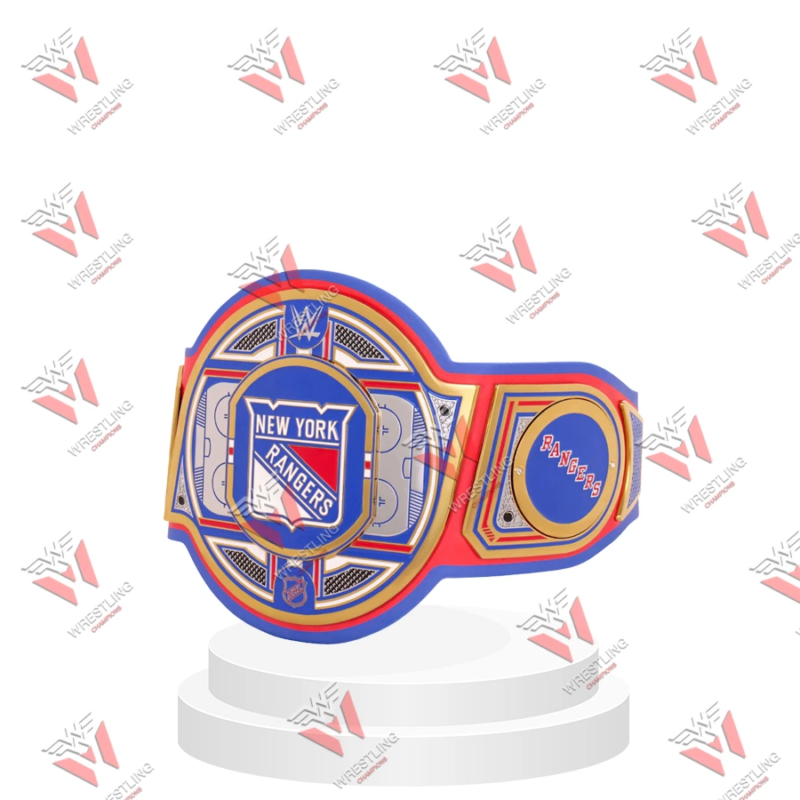 New York Rangers NHL Wrestling Championship Belt