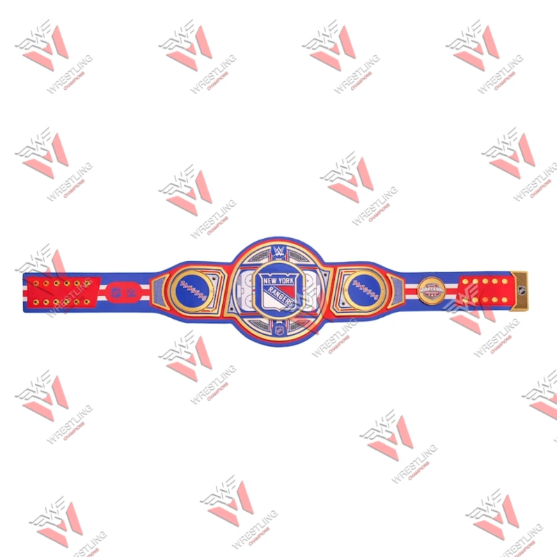 New York Rangers NHL Wrestling Championship Belt