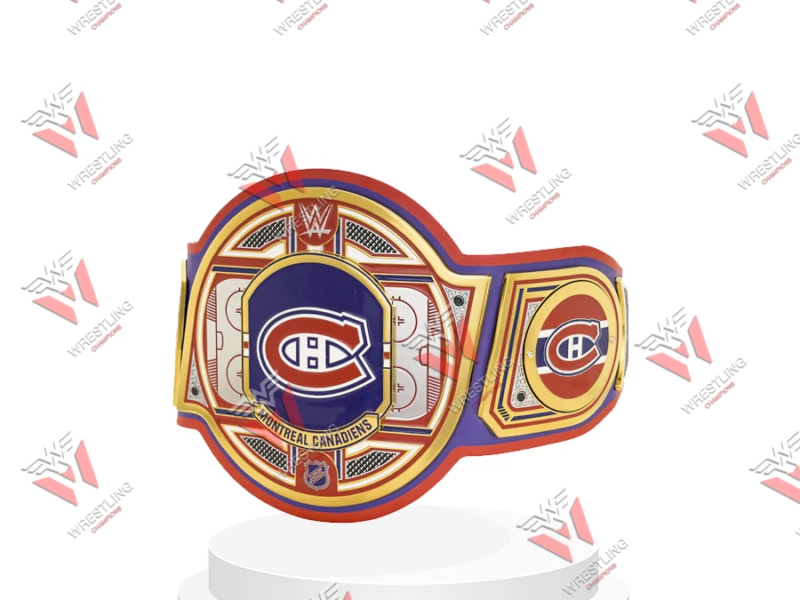 Montreal Canadiens NHL Wrestling Championship Belt