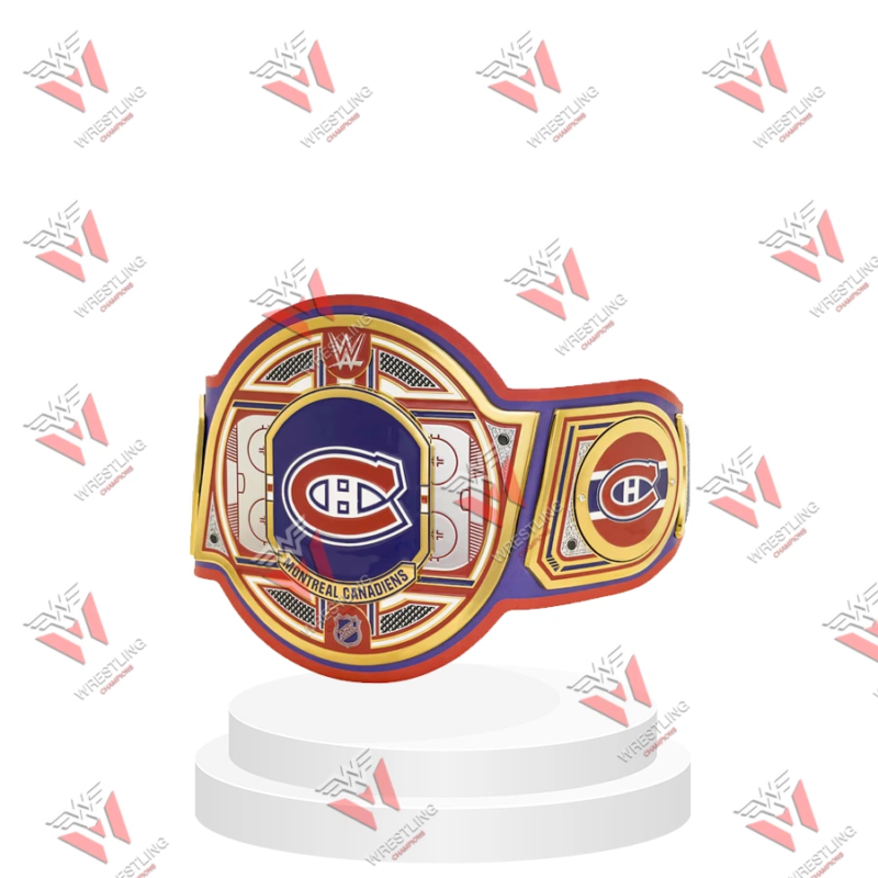 Montreal Canadiens NHL Wrestling Championship Belt