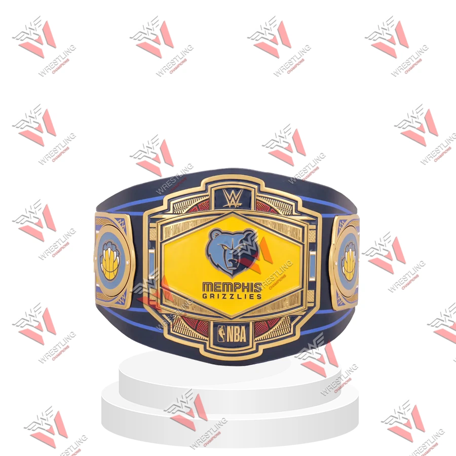 Memphis Grizzlies NBA Wrestling Championship Replica Title Belt