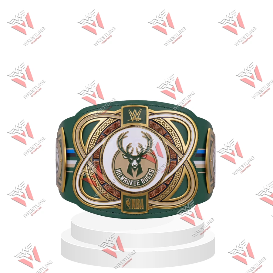 Milwaukee Bucks NBA Wrestling Championship Replica Title Belt