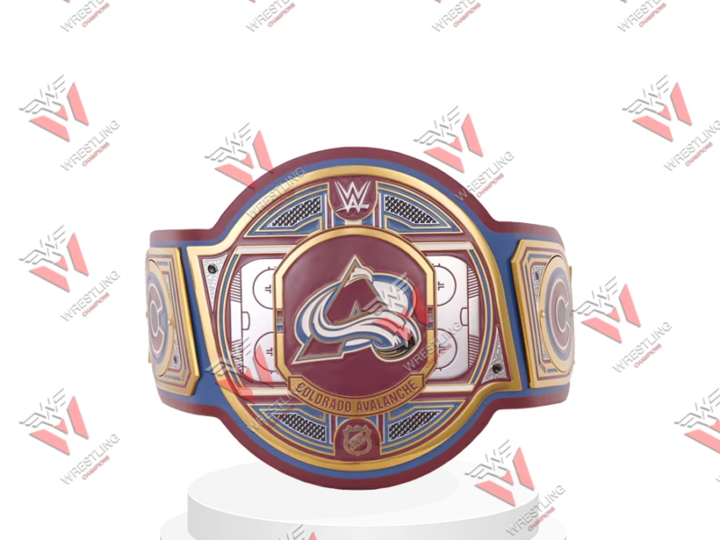 Colorado Avalanche NHL Wrestling Championship Belt