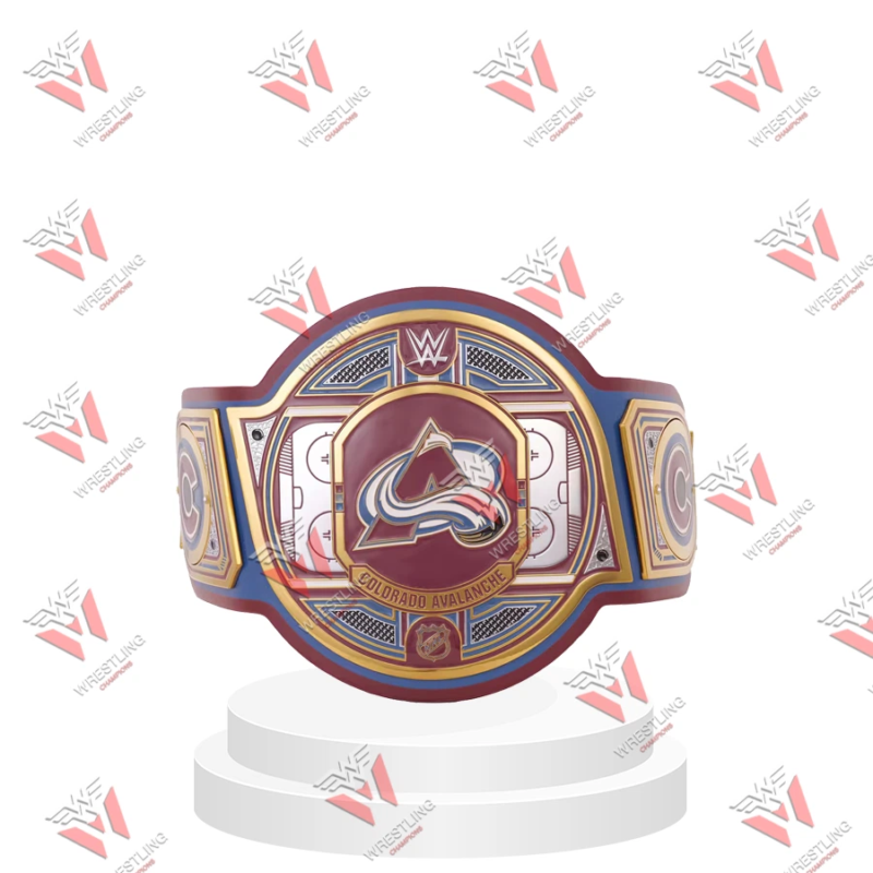 Colorado Avalanche NHL Wrestling Championship Belt