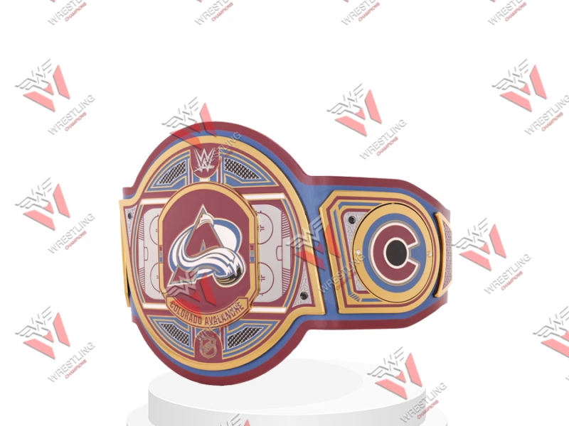 Colorado Avalanche NHL Wrestling Championship Belt