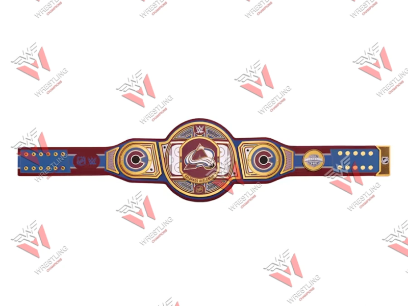 Colorado Avalanche NHL Wrestling Championship Belt