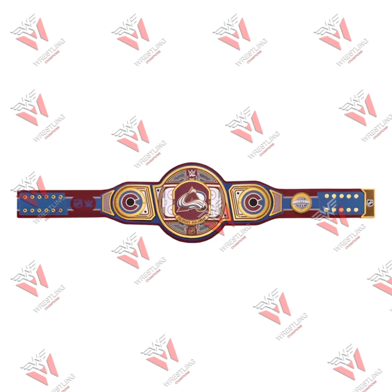 Colorado Avalanche NHL Wrestling Championship Belt