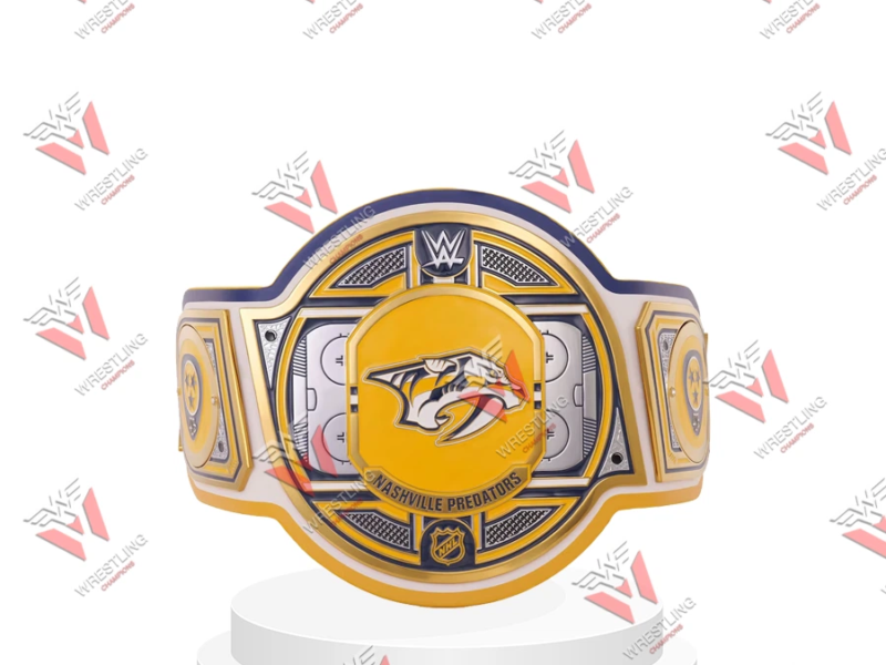 Nashville Predators NHL Wrestling Championship Belt