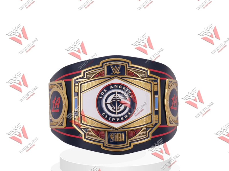 Los Angeles Clippers NBA Wrestling Championship Replica Title Belt