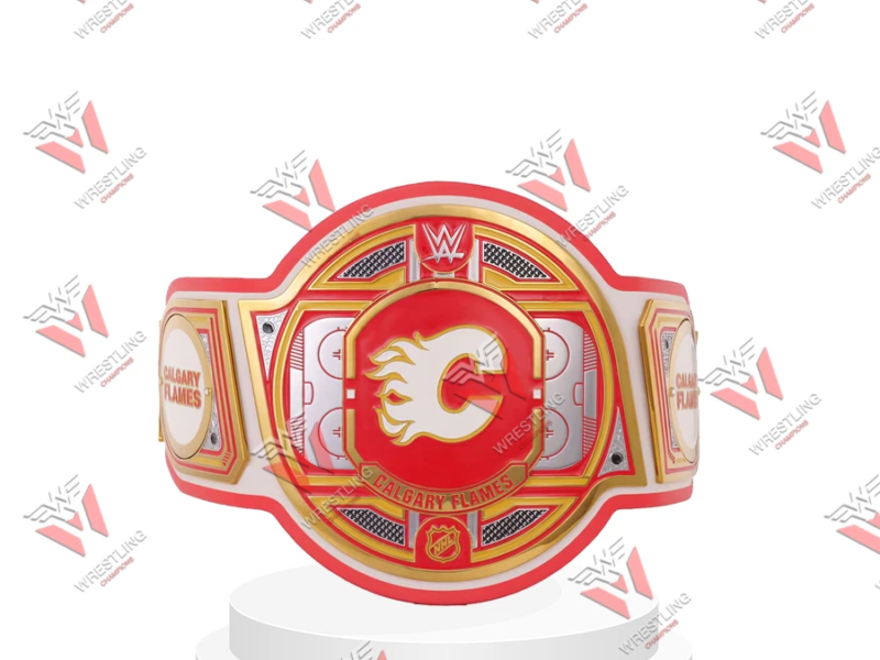 Calgary Frames NHL Wrestling Championship Belt