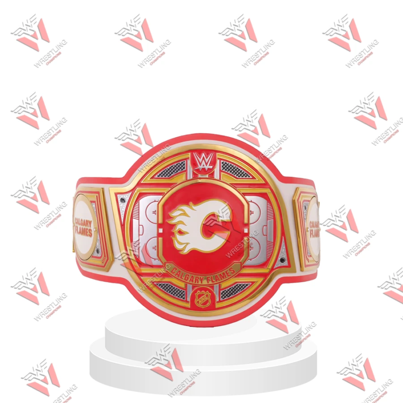 Calgary Frames NHL Wrestling Championship Belt