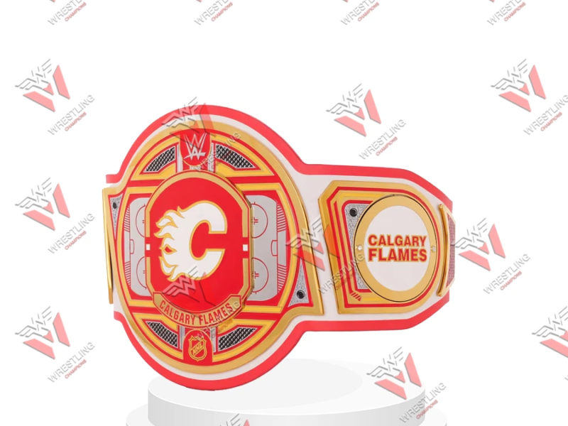 Calgary Frames NHL Wrestling Championship Belt