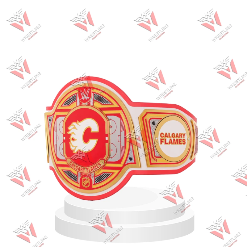 Calgary Frames NHL Wrestling Championship Belt