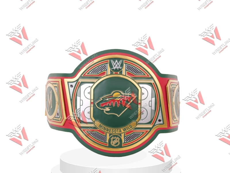 Minnesota Wild NHL Wrestling Championship Belt