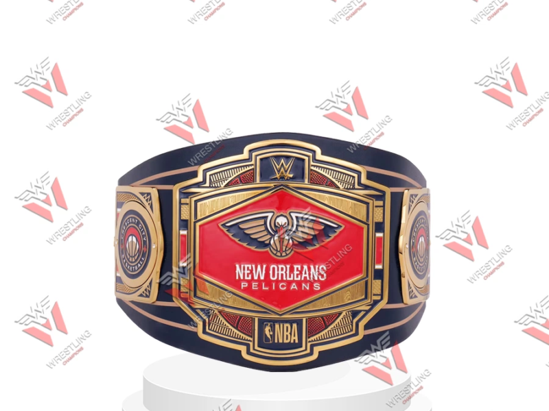 New Oreland Pelicans NBA Wrestling Championship Replica Title Belt