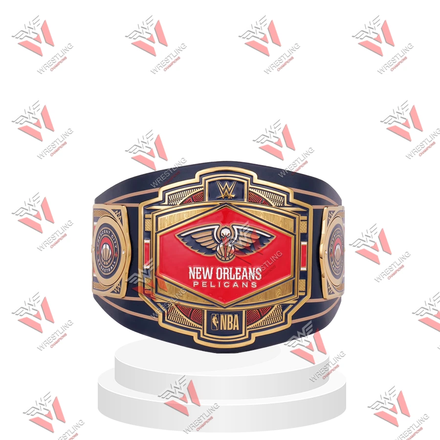 New Oreland Pelicans NBA Wrestling Championship Replica Title Belt