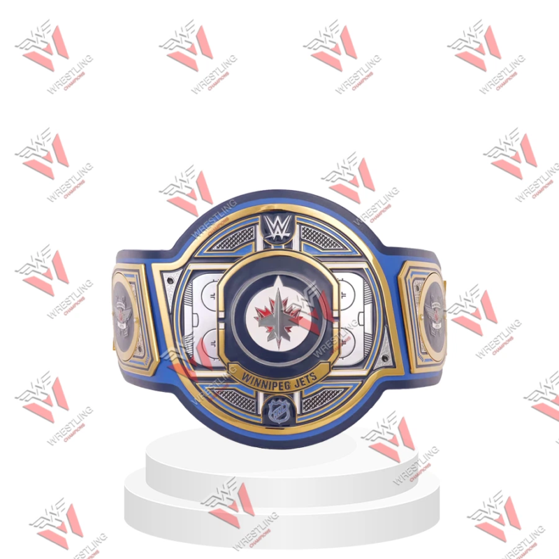 Winnipeg Jets NHL Wrestling Championship Belt